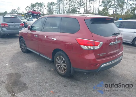 2014 Nissan Pathfinder S z USA, uszkodzony, nr VIN 5N1AR2MN5EC680541